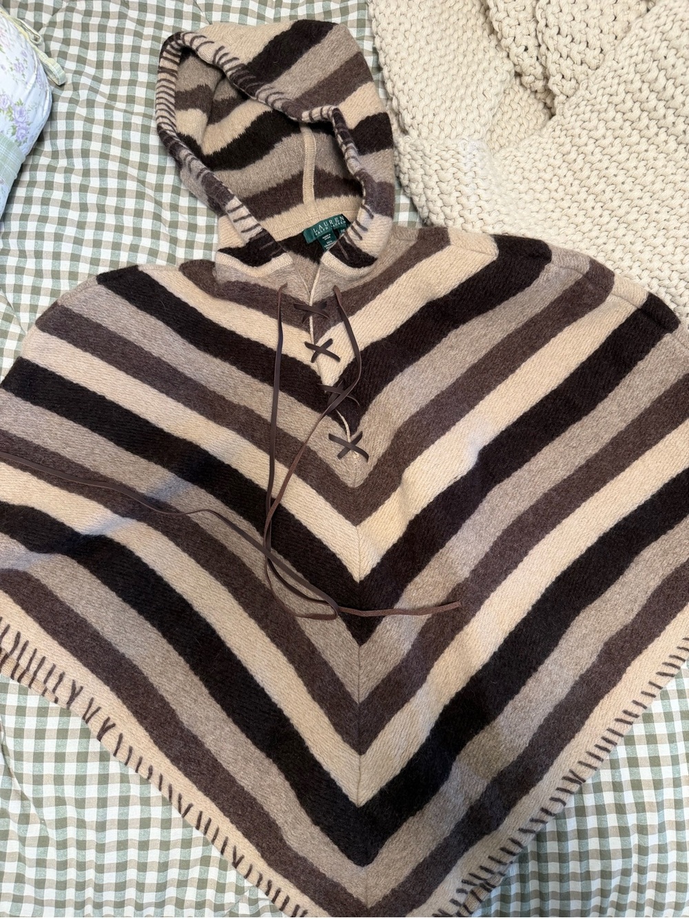 Ralph Lauren Lambs Wool Poncho